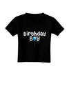 Birthday Boy - Candle and Balloon Toddler T-Shirt Dark by TooLoud-Toddler T-Shirt-TooLoud-Black-2T-Davson Sales