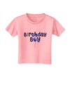 Birthday Boy - Candle and Balloon Toddler T-Shirt by TooLoud-Toddler T-Shirt-TooLoud-Candy-Pink-2T-Davson Sales