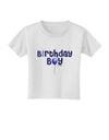 Birthday Boy - Candle and Balloon Toddler T-Shirt by TooLoud-Toddler T-Shirt-TooLoud-White-2T-Davson Sales