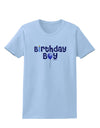 Birthday Boy - Candle and Balloon Womens T-Shirt by TooLoud-Womens T-Shirt-TooLoud-Light-Blue-X-Small-Davson Sales