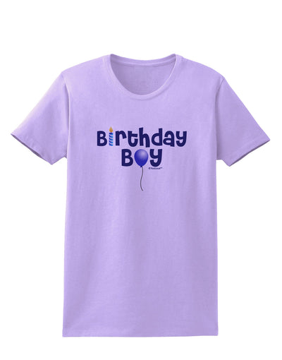 Birthday Boy - Candle and Balloon Womens T-Shirt by TooLoud-Womens T-Shirt-TooLoud-Lavender-X-Small-Davson Sales