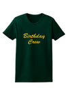 Birthday Crew Text Womens Dark T-Shirt by TooLoud-TooLoud-Forest-Green-Small-Davson Sales