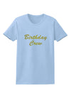 Birthday Crew Text Womens T-Shirt by TooLoud-TooLoud-Light-Blue-X-Small-Davson Sales