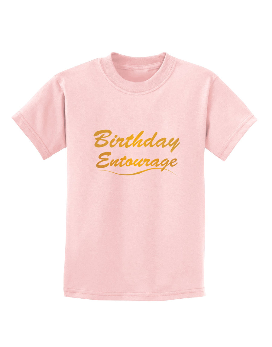 Birthday Entourage Text Childrens T-Shirt by TooLoud-TooLoud-White-X-Small-Davson Sales