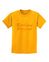 Birthday Entourage Text Childrens T-Shirt by TooLoud-TooLoud-Gold-X-Small-Davson Sales