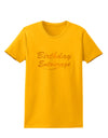 Birthday Entourage Text Womens T-Shirt by TooLoud-TooLoud-Gold-X-Small-Davson Sales