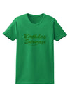 Birthday Entourage Text Womens T-Shirt by TooLoud-TooLoud-Kelly-Green-X-Small-Davson Sales