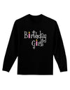 Birthday Girl - Birthday Candles Adult Long Sleeve Dark T-Shirt by TooLoud-TooLoud-Black-Small-Davson Sales