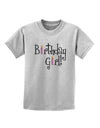 Birthday Girl - Birthday Candles Childrens T-Shirt by TooLoud-Childrens T-Shirt-TooLoud-AshGray-X-Small-Davson Sales