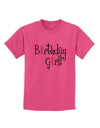 Birthday Girl - Birthday Candles Childrens T-Shirt by TooLoud-Childrens T-Shirt-TooLoud-Sangria-X-Small-Davson Sales