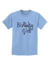 Birthday Girl - Birthday Candles Childrens T-Shirt by TooLoud-Childrens T-Shirt-TooLoud-Light-Blue-X-Small-Davson Sales