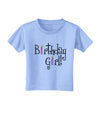 Birthday Girl - Birthday Candles Toddler T-Shirt by TooLoud-Toddler T-Shirt-TooLoud-Aquatic-Blue-2T-Davson Sales