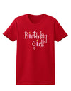 Birthday Girl - Birthday Candles Womens Dark T-Shirt by TooLoud-Womens T-Shirt-TooLoud-Red-X-Small-Davson Sales