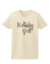 Birthday Girl - Birthday Candles Womens T-Shirt by TooLoud-Womens T-Shirt-TooLoud-Natural-X-Small-Davson Sales