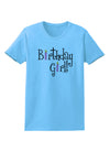 Birthday Girl - Birthday Candles Womens T-Shirt by TooLoud-Womens T-Shirt-TooLoud-Aquatic-Blue-X-Small-Davson Sales