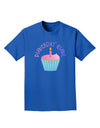 Birthday Girl - Candle Cupcake Adult Dark T-Shirt by TooLoud-Mens T-Shirt-TooLoud-Royal-Blue-Small-Davson Sales