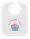 Birthday Girl - Candle Cupcake Baby Bib by TooLoud