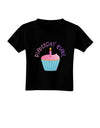 Birthday Girl - Candle Cupcake Toddler T-Shirt Dark by TooLoud-Toddler T-Shirt-TooLoud-Black-2T-Davson Sales