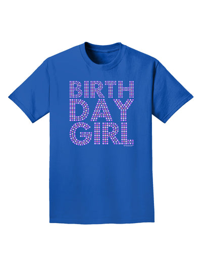 Birthday Girl - Pink and Purple Dots Adult Dark T-Shirt by TooLoud-Mens T-Shirt-TooLoud-Royal-Blue-Small-Davson Sales