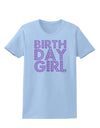 Birthday Girl - Pink and Purple Dots Womens T-Shirt by TooLoud-Womens T-Shirt-TooLoud-Light-Blue-X-Small-Davson Sales