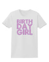 Birthday Girl - Pink and Purple Dots Womens T-Shirt by TooLoud-Womens T-Shirt-TooLoud-White-X-Small-Davson Sales