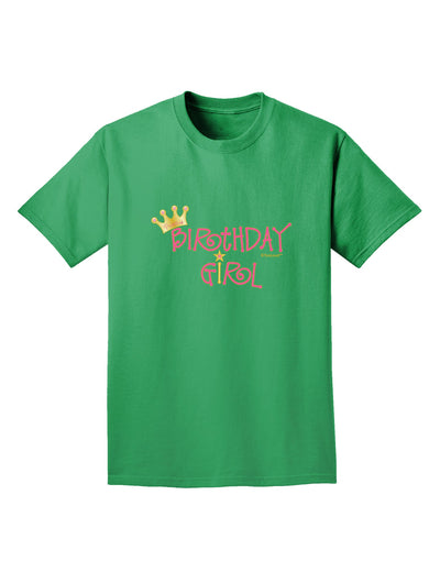 Birthday Girl - Princess Crown and Wand Adult Dark T-Shirt by TooLoud-Mens T-Shirt-TooLoud-Kelly-Green-Small-Davson Sales