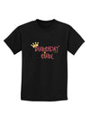 Birthday Girl - Princess Crown and Wand Childrens Dark T-Shirt by TooLoud-Childrens T-Shirt-TooLoud-Black-X-Small-Davson Sales