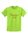 Birthday Girl - Princess Crown and Wand Childrens T-Shirt by TooLoud-Childrens T-Shirt-TooLoud-Lime-Green-X-Small-Davson Sales