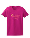 Birthday Girl - Princess Crown and Wand Womens Dark T-Shirt by TooLoud-Womens T-Shirt-TooLoud-Hot-Pink-Small-Davson Sales