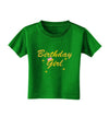 Birthday Girl Text Toddler T-Shirt Dark by TooLoud-Toddler T-Shirt-TooLoud-Clover-Green-2T-Davson Sales