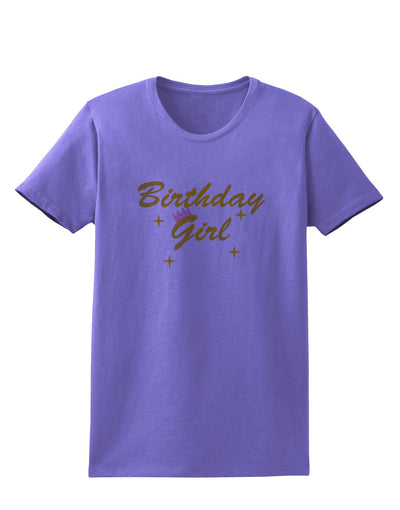 Birthday Girl Text Womens T-Shirt by TooLoud-TooLoud-Violet-X-Small-Davson Sales