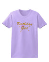 Birthday Girl Text Womens T-Shirt by TooLoud-TooLoud-Lavender-X-Small-Davson Sales