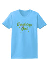 Birthday Girl Text Womens T-Shirt by TooLoud-TooLoud-Aquatic-Blue-X-Small-Davson Sales