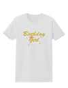 Birthday Girl Text Womens T-Shirt by TooLoud-TooLoud-White-X-Small-Davson Sales