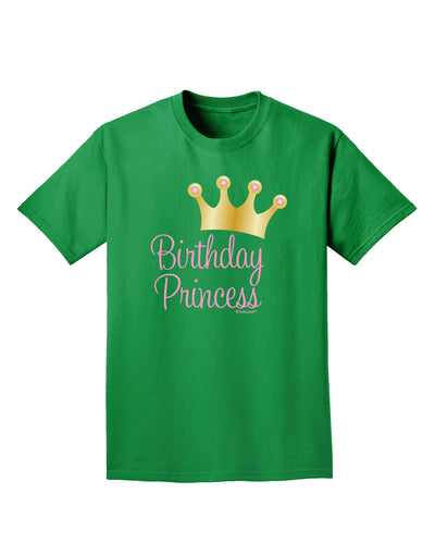 Birthday Princess - Tiara Adult Dark T-Shirt by TooLoud-Mens T-Shirt-TooLoud-Kelly-Green-Small-Davson Sales