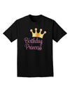 Birthday Princess - Tiara Adult Dark T-Shirt by TooLoud-Mens T-Shirt-TooLoud-Black-Small-Davson Sales