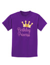 Birthday Princess - Tiara Childrens Dark T-Shirt by TooLoud-Childrens T-Shirt-TooLoud-Purple-X-Small-Davson Sales