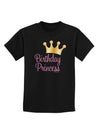 Birthday Princess - Tiara Childrens Dark T-Shirt by TooLoud-Childrens T-Shirt-TooLoud-Black-X-Small-Davson Sales