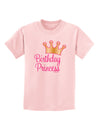 Birthday Princess - Tiara Childrens T-Shirt by TooLoud-Childrens T-Shirt-TooLoud-PalePink-X-Small-Davson Sales