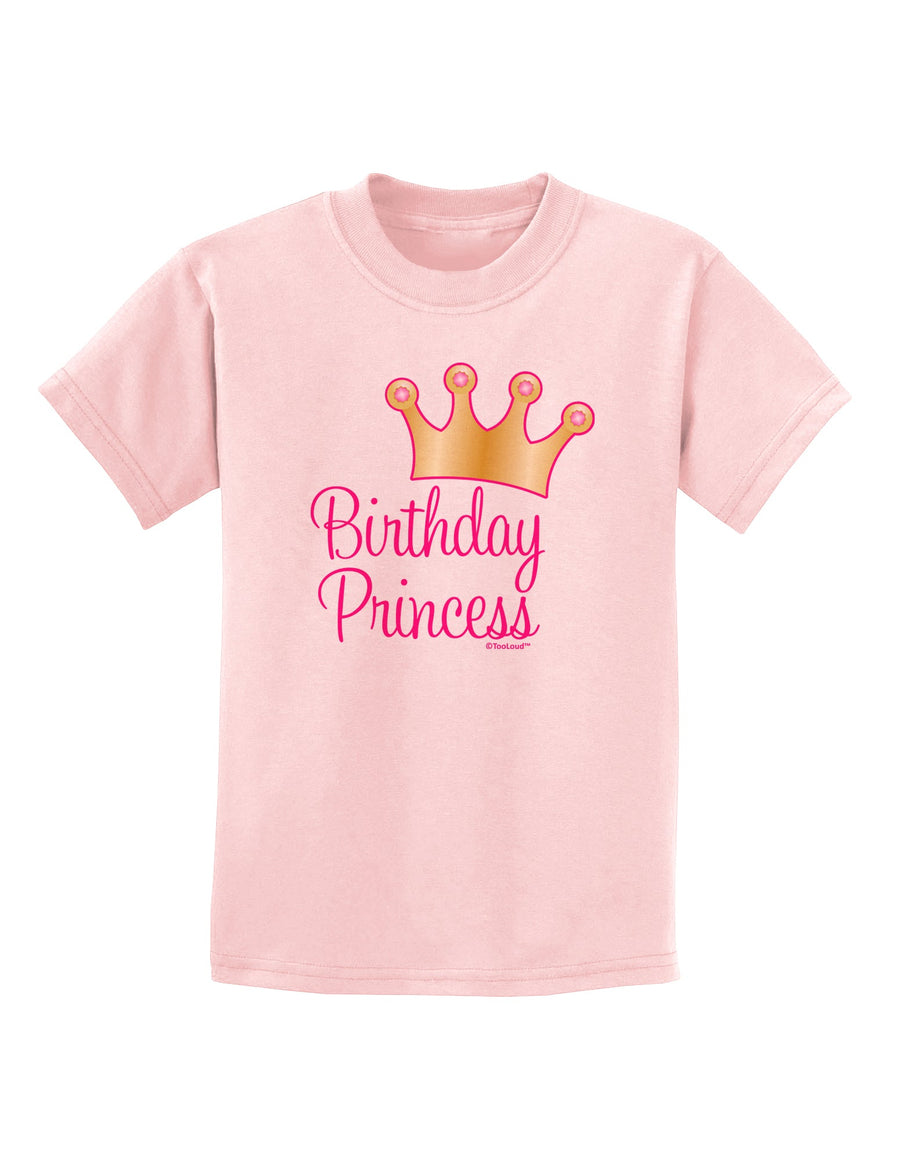 Birthday Princess - Tiara Childrens T-Shirt by TooLoud-Childrens T-Shirt-TooLoud-White-X-Small-Davson Sales