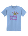 Birthday Princess - Tiara Childrens T-Shirt by TooLoud-Childrens T-Shirt-TooLoud-Light-Blue-X-Small-Davson Sales