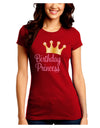 Birthday Princess - Tiara Juniors Crew Dark T-Shirt by TooLoud-T-Shirts Juniors Tops-TooLoud-Red-Juniors Fitted Small-Davson Sales