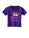 Birthday Princess - Tiara Toddler T-Shirt Dark by TooLoud-Toddler T-Shirt-TooLoud-Purple-2T-Davson Sales