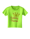 Birthday Princess - Tiara Toddler T-Shirt by TooLoud-Toddler T-Shirt-TooLoud-Lime-Green-2T-Davson Sales