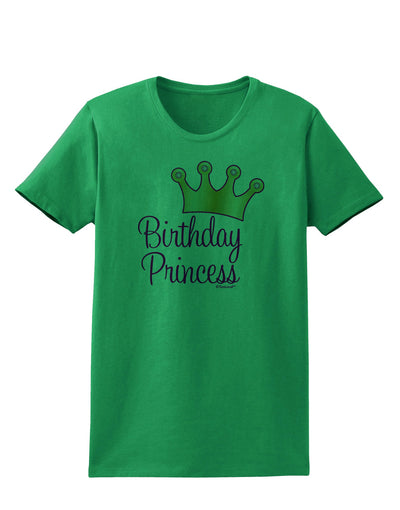 Birthday Princess - Tiara Womens T-Shirt by TooLoud-Womens T-Shirt-TooLoud-Kelly-Green-X-Small-Davson Sales