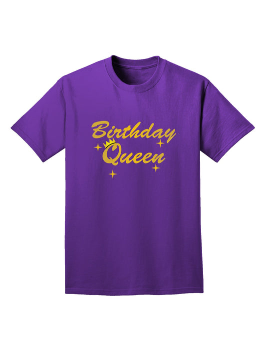 Birthday Queen Text Adult Dark T-Shirt by TooLoud-Mens T-Shirt-TooLoud-Purple-Small-Davson Sales