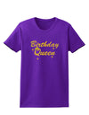 Birthday Queen Text Womens Dark T-Shirt by TooLoud-TooLoud-Purple-X-Small-Davson Sales