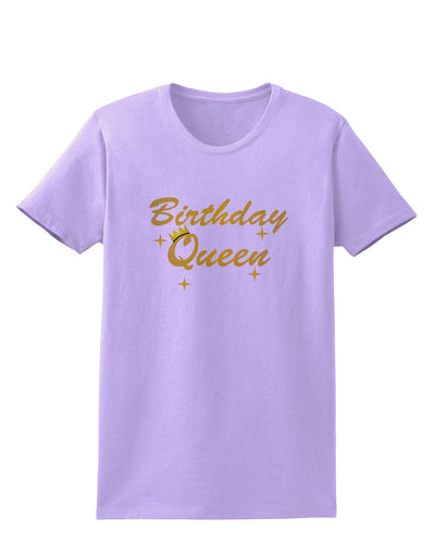 Birthday Queen Text Womens T-Shirt by TooLoud-TooLoud-Lavender-X-Small-Davson Sales