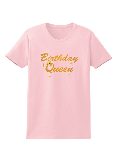 Birthday Queen Text Womens T-Shirt by TooLoud-TooLoud-PalePink-X-Small-Davson Sales