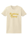 Birthday Queen Text Womens T-Shirt by TooLoud-TooLoud-Natural-X-Small-Davson Sales